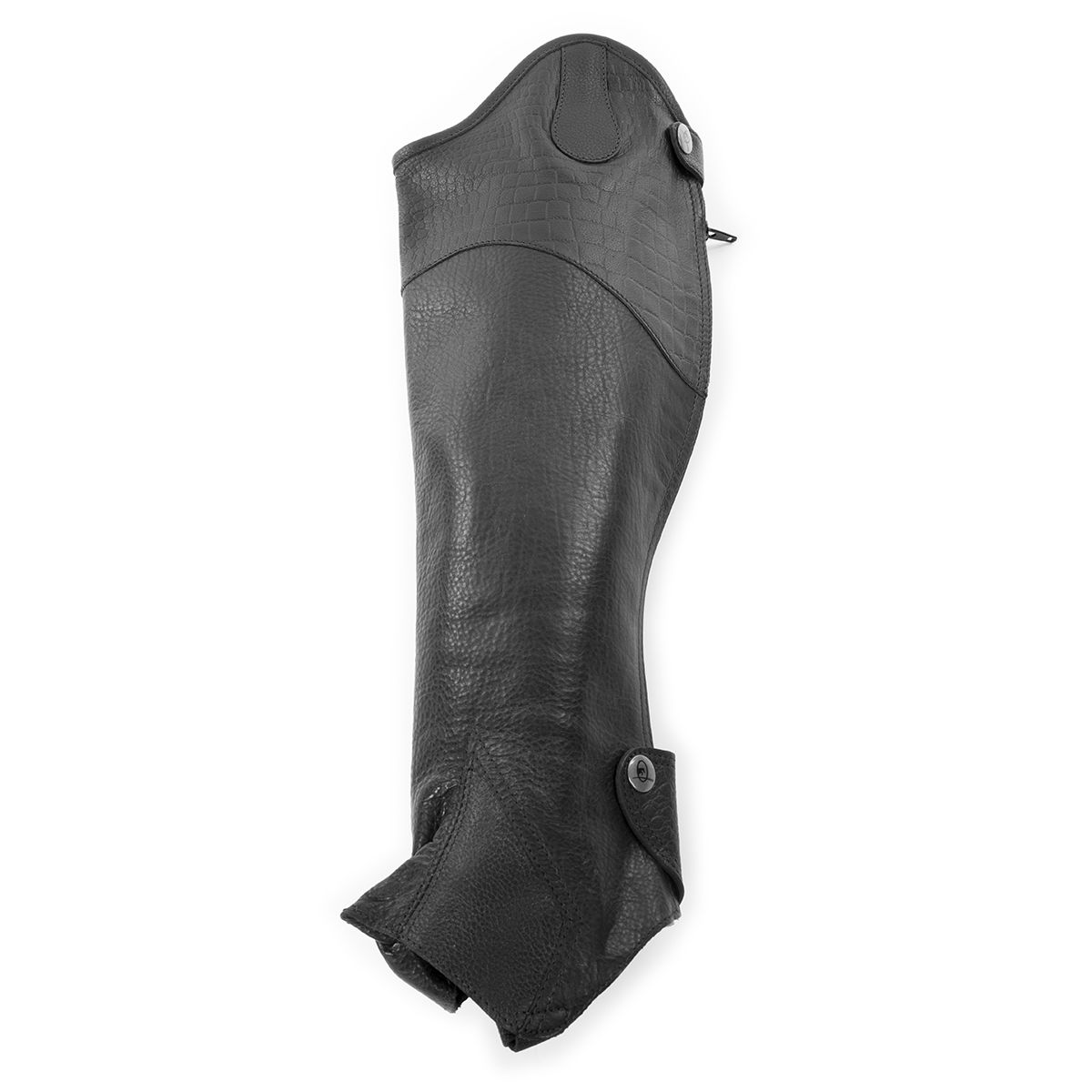 Equestro Leather Mini Chaps Type Crocodile