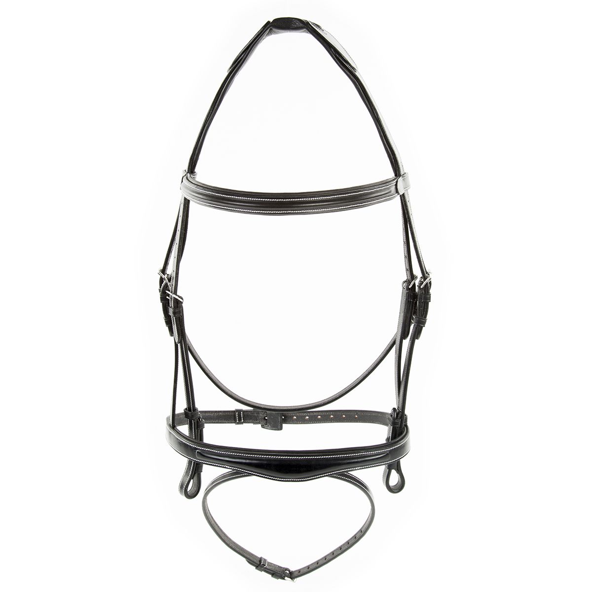 Silver Crown Estoril Headpiece with Flash 3D Noseband