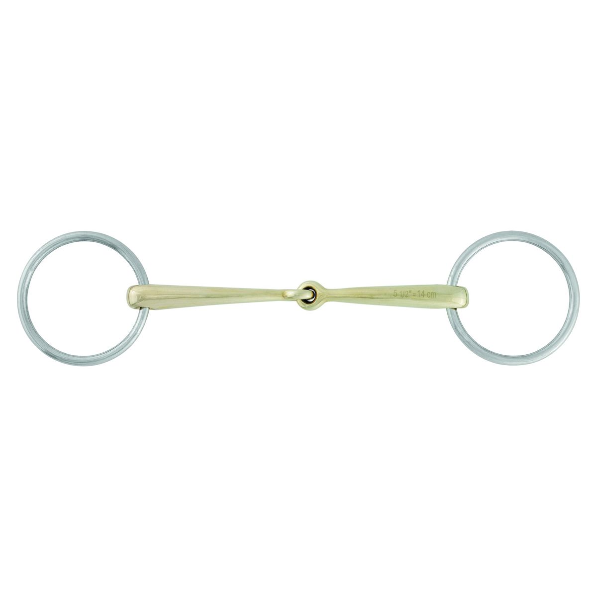 Stubben Bradoon / Loose Ring Snaffle single jointed Sweet Copper