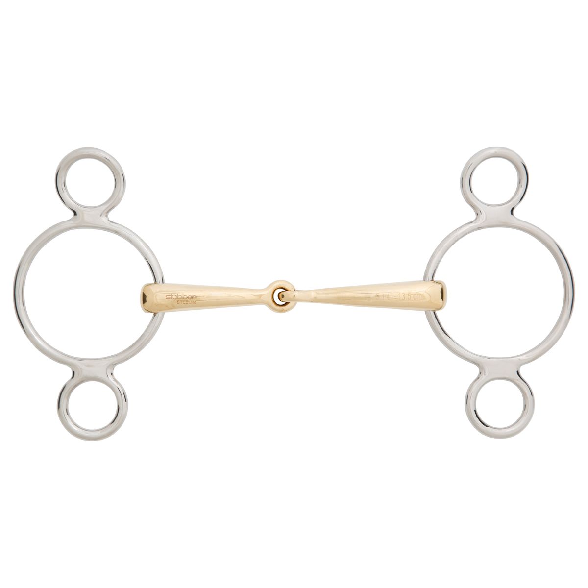 Stübben Pessoa Bit 3-Ring Gag Single Broken 