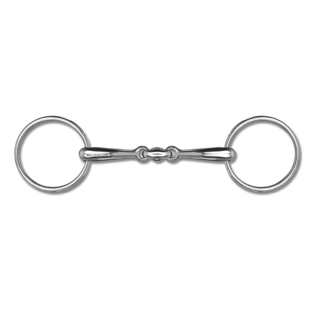 Snaffle Bit Double Jointed Solid 18mm-12.5 cm