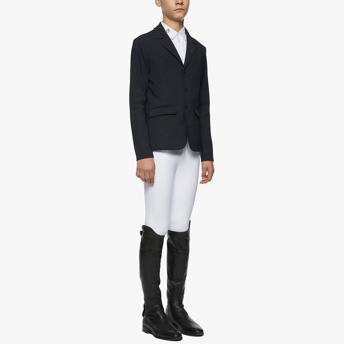 Cavalleria Toscana BoysLightweight Jersey Zip Riding Jacket