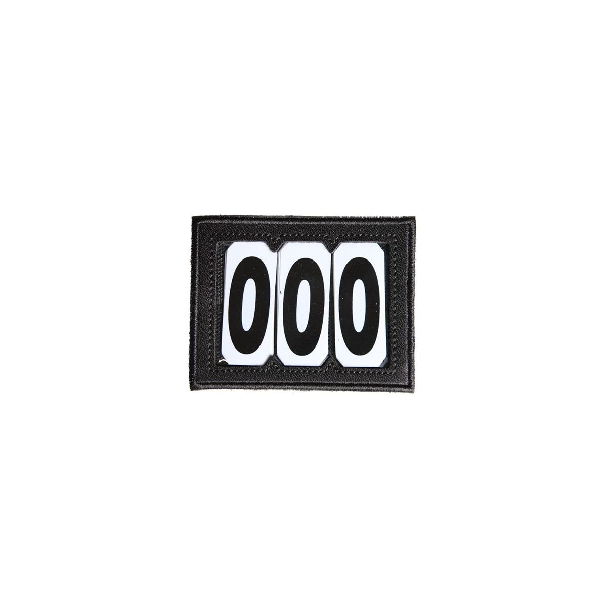Kentucky Head Number PVC Velcro 3 Numbers