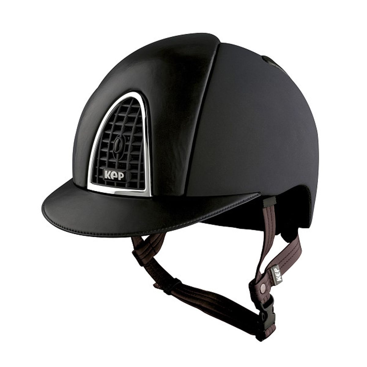 Kep Cromo Textile Black Leather (Brown Straps)