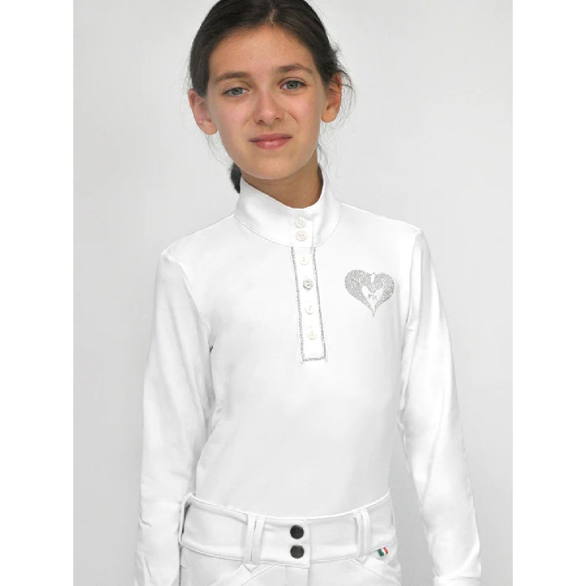 For Horses Girl's Molly Long Sleeve Show Shirt