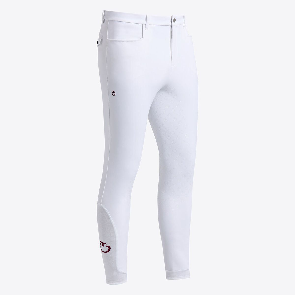 Cavalleria Toscana Men's Full Grip Dressage Breeches -White