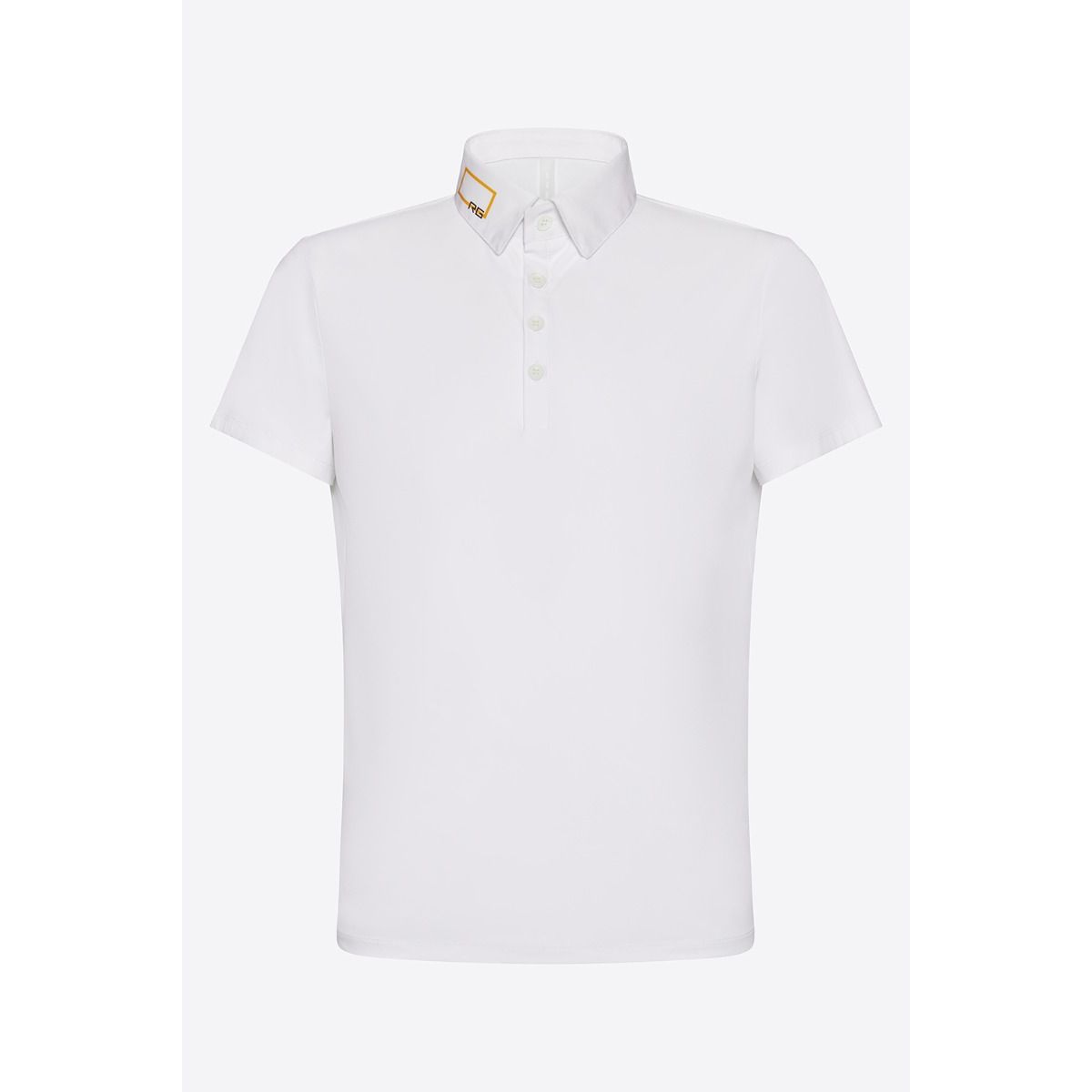 RG Boy's Jersey Label Logo Competition Shirt White