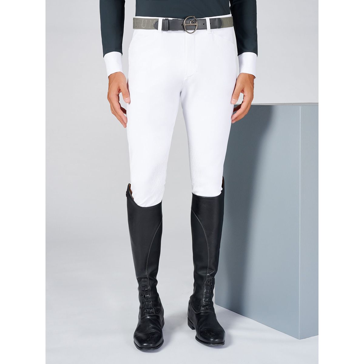 Vestrum Men's San Diego Riding Breeches with Knee Grip - Comfort Fit White Offer