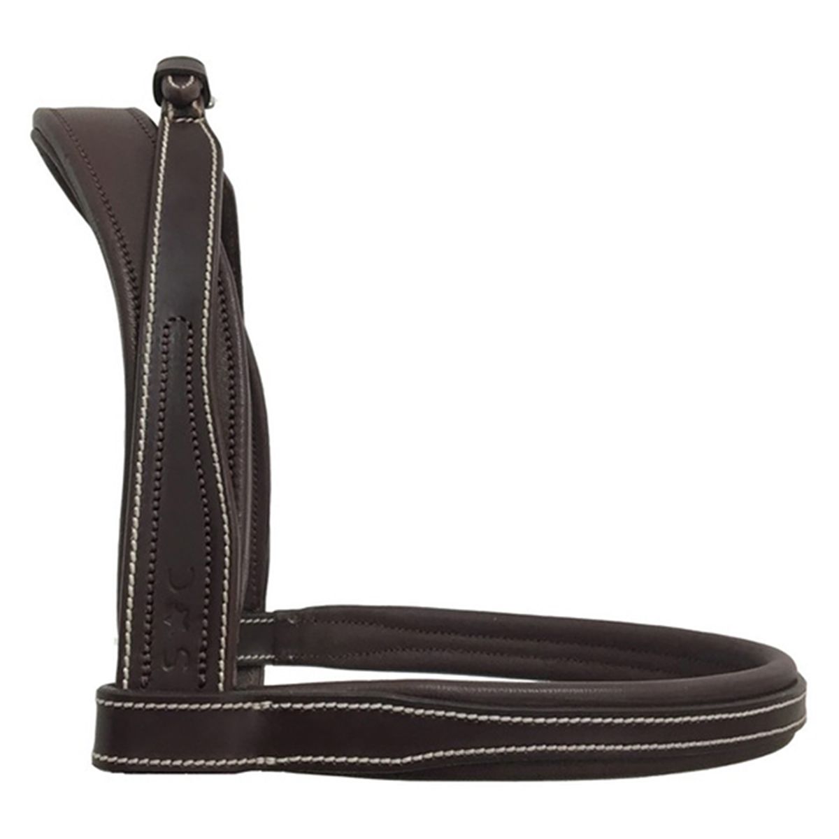 Silver Crown Bridle La Baule II Headpiece With H Noseband Flat Leather