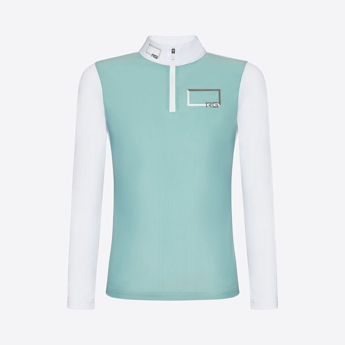 RG Girl's Jersey Piquet Competition Polo With Zip