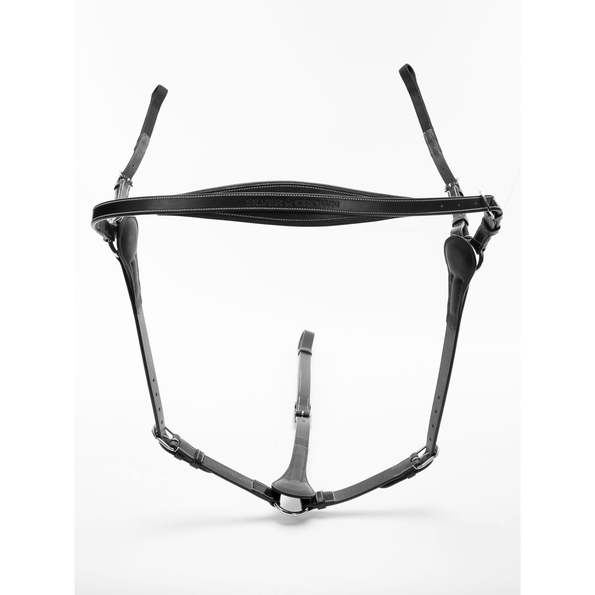 Silver Crown Breastplate with Rivet without Fork