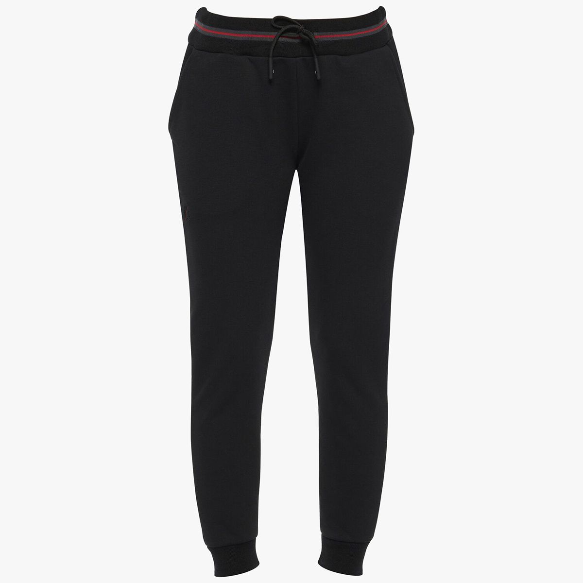 Cavalleria Toscana Women's Team Red Stripe Cotton Jogger