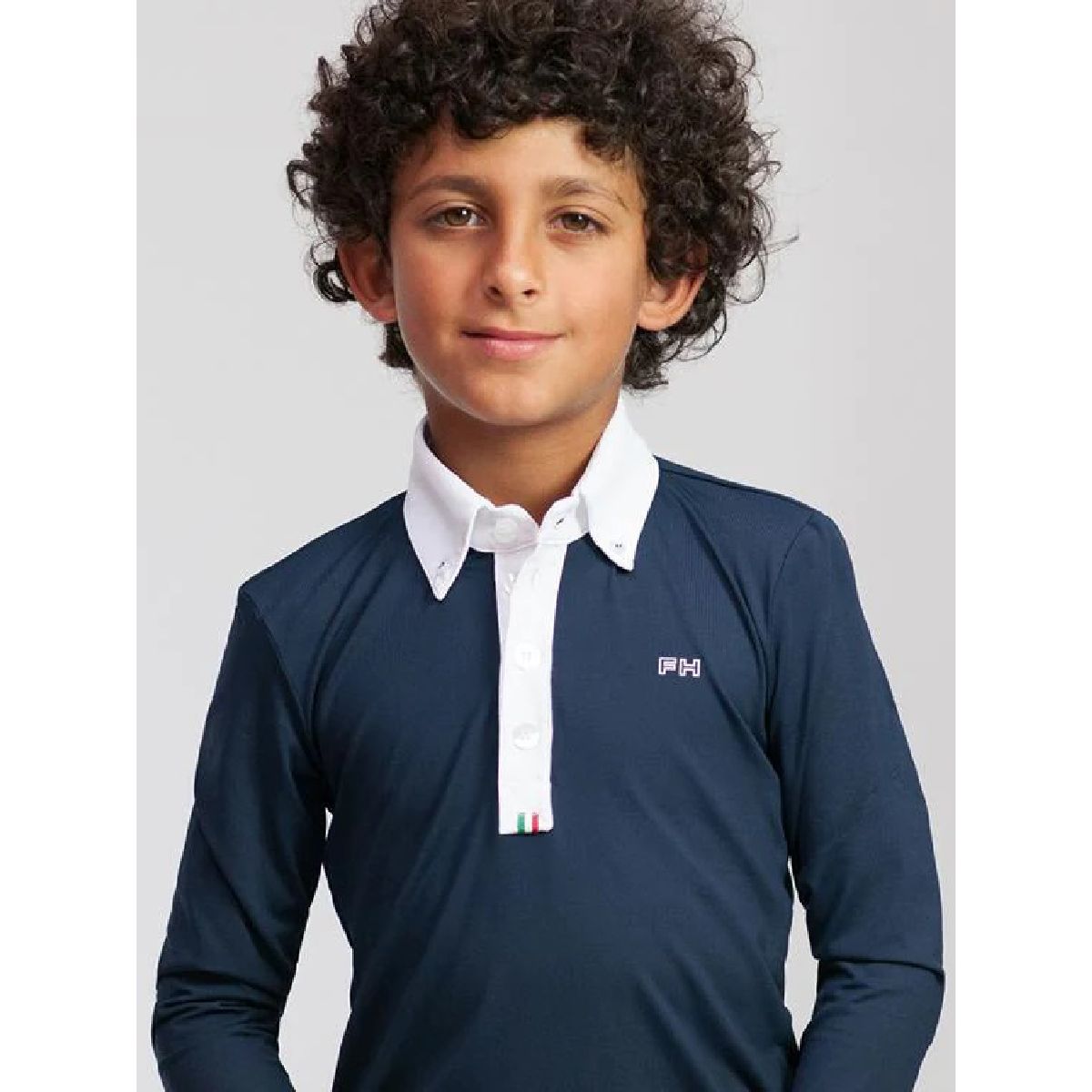 For Horses Boys Toby Long Sleeve Show Shirt