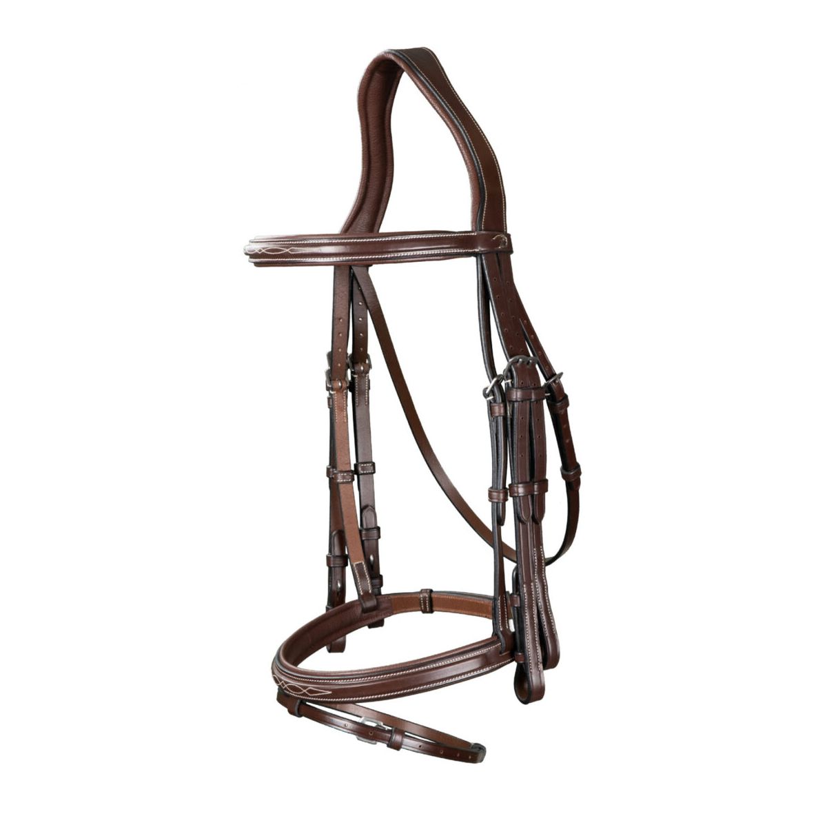 DY'ON Flash Noseband Double Bridle US Collection