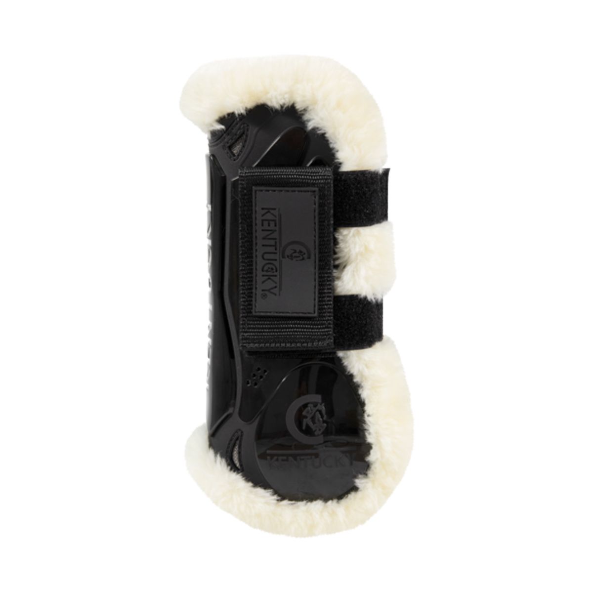 Kentucky Vegan Sheepskin Tendon Boots Velcro