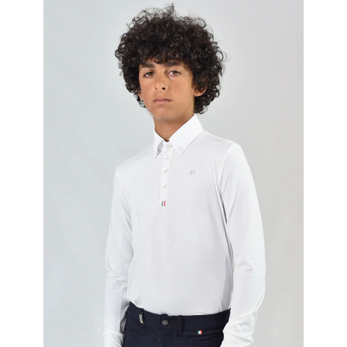 For Horses Boys Toby Long Sleeve Show Shirt