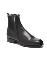 Fratelli Fabbri Leather Paddock Boots Double Zip