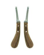 Forget Hoof Knife with Edge Wooden Handle