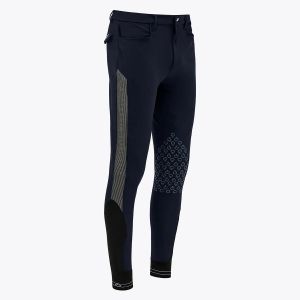 Cavalleria Toscana Men's Logo Print Riding Breeches